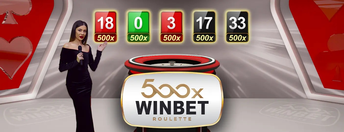 Live Casino Game Winbet 500x Roulette by Amusnet  - Gaming Provider