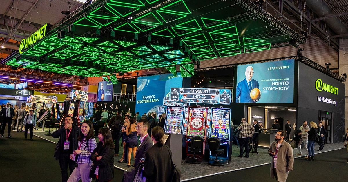 Amusnet With a Legendary Showcase at ICE Barcelona 2025 Starring Football Icon Hristo Stoichkov and Cutting-Edge Product Innovations